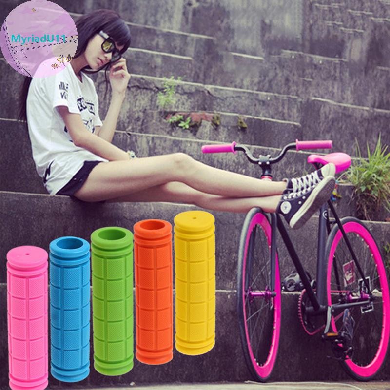 MyriadU 1PCS Handlebar Grips ซิลิโคนอ่อนนุ่มกันกระแทก Handle Bar Grip ทนต่อการสึกหรอ BMX Balance Grip ชิ้นส่วนจักรยาน TH