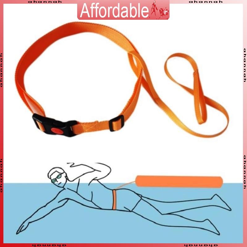 Ah เข็มขัดฝึกว่ายน้ํา Life Buoy สายรัดเข็มขัดเอวว่ายน้ําทุ่น Webbing Tethers เครื่องเขียนว่ายน้ํา Static เข็มขัดว่ายน้ํา
