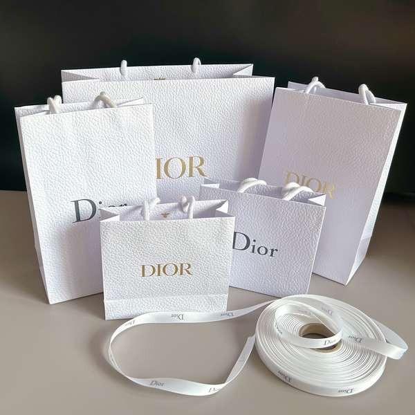 ถุงกระดาษสีน้ำตาล ถุงกระดาษ Dior Dior Gift Box Gift Bag Cosmetics Counter Gift Bag Shopping Bag Wrap