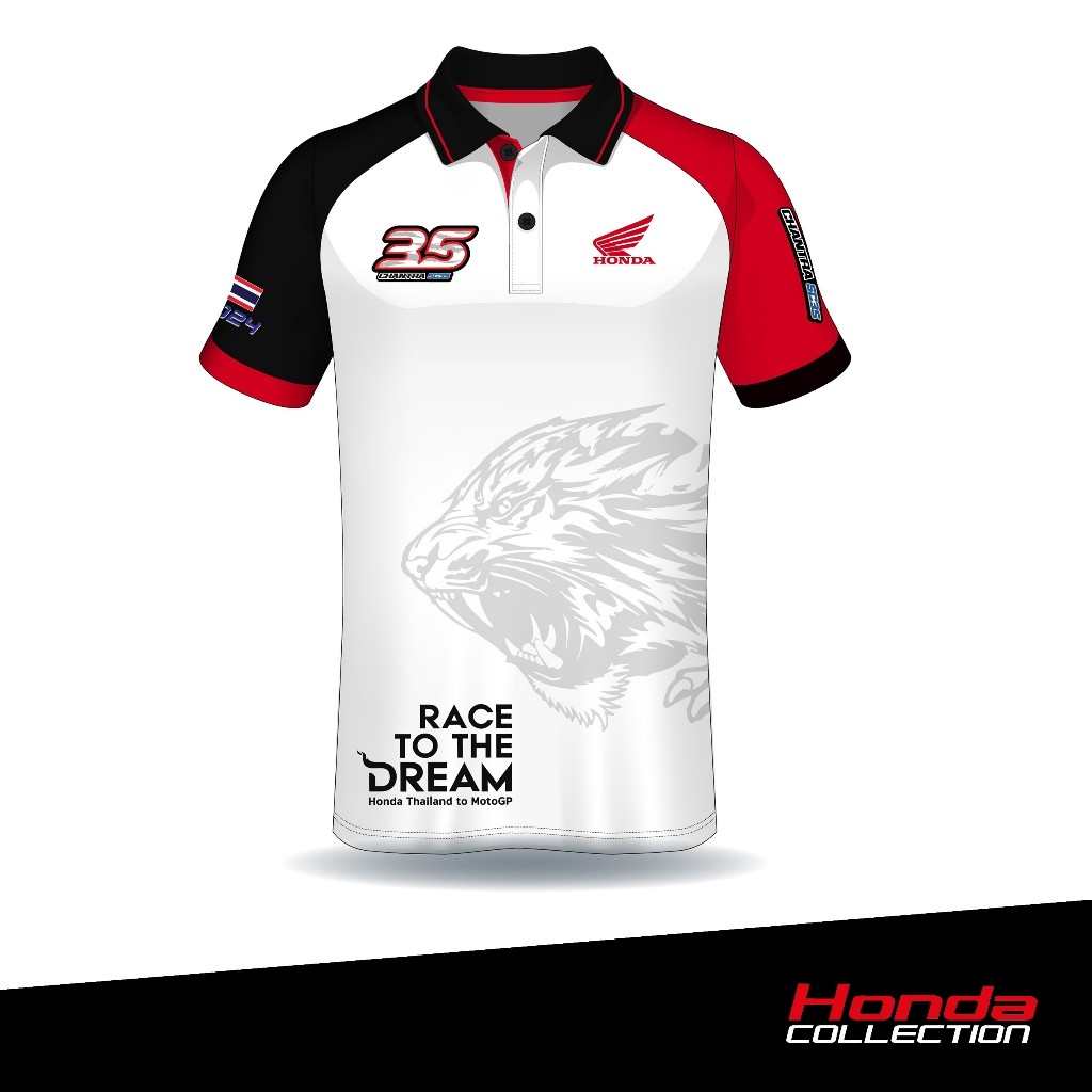 [ของสะสม Moto Gp 2024] เสื้อโปโล Honda Moto Gp Polo Moto Gp
