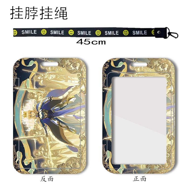 Fgo DIY Student School ID Card Holder Personal ID Card Bank Card MRT Card Case