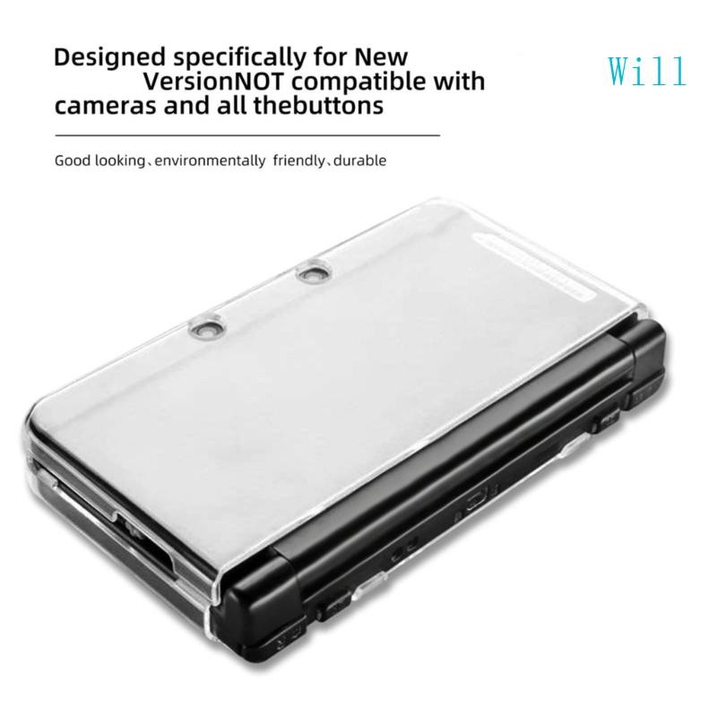 Will Full Coverage Case เคสพลาสติกสําหรับ 3DS XL LL ใหม่ 3DS Gamepad Housing Skin Case Cover