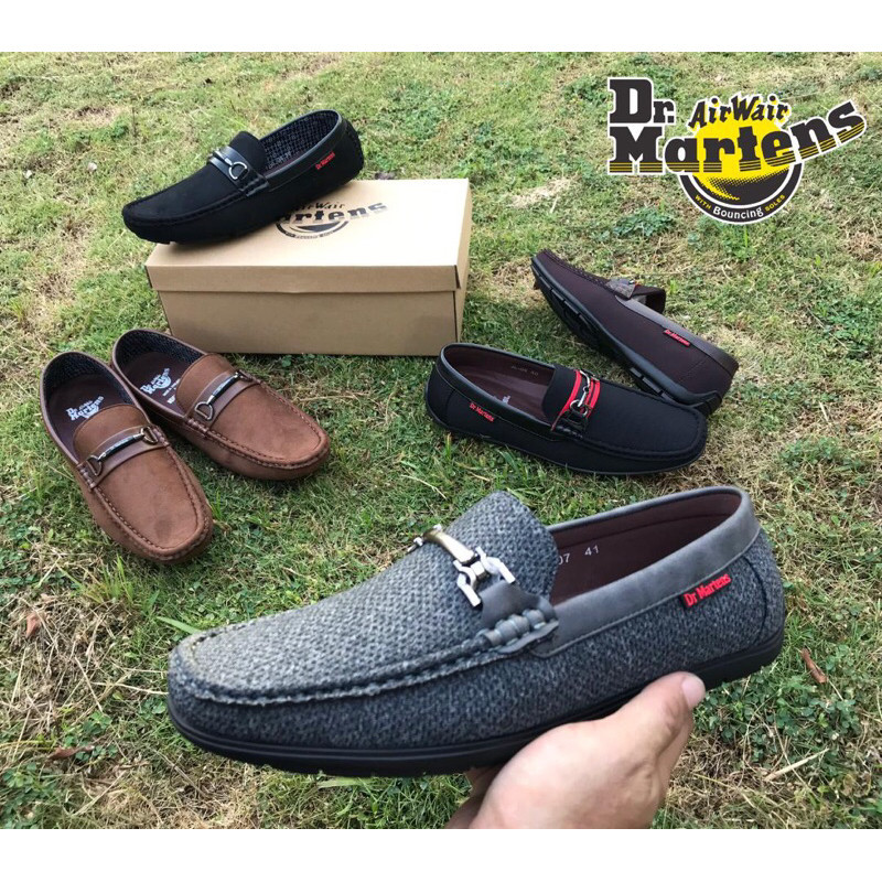 แนะนําอย่างมาก Dr Martens Casual Classic Smart Street Loafer Shoes Kasut Sampan Lofer Dr Marten Teru