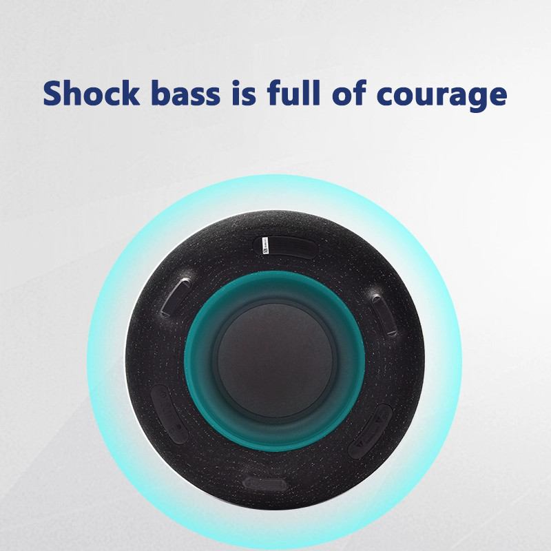 ซับวูฟเฟอร์เสียงบลูทูธ กําลังสูงแบบพกพาสีสันสดใส ลําโพงบลูทูธไร้สาย ลําโพงบลูทูธใหม่ ลําโพงบลูทูธ