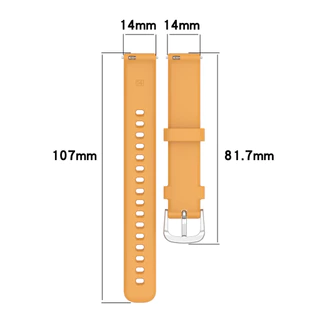 สายซิลิโคนสําหรับ Garmin Lily 2 /2 Active Watchband สายคล้องสร้อยข้อมือนาฬิกาเปลี่ยน Garmin Lily2Active 14 มม.อุปกรณ์เสริม