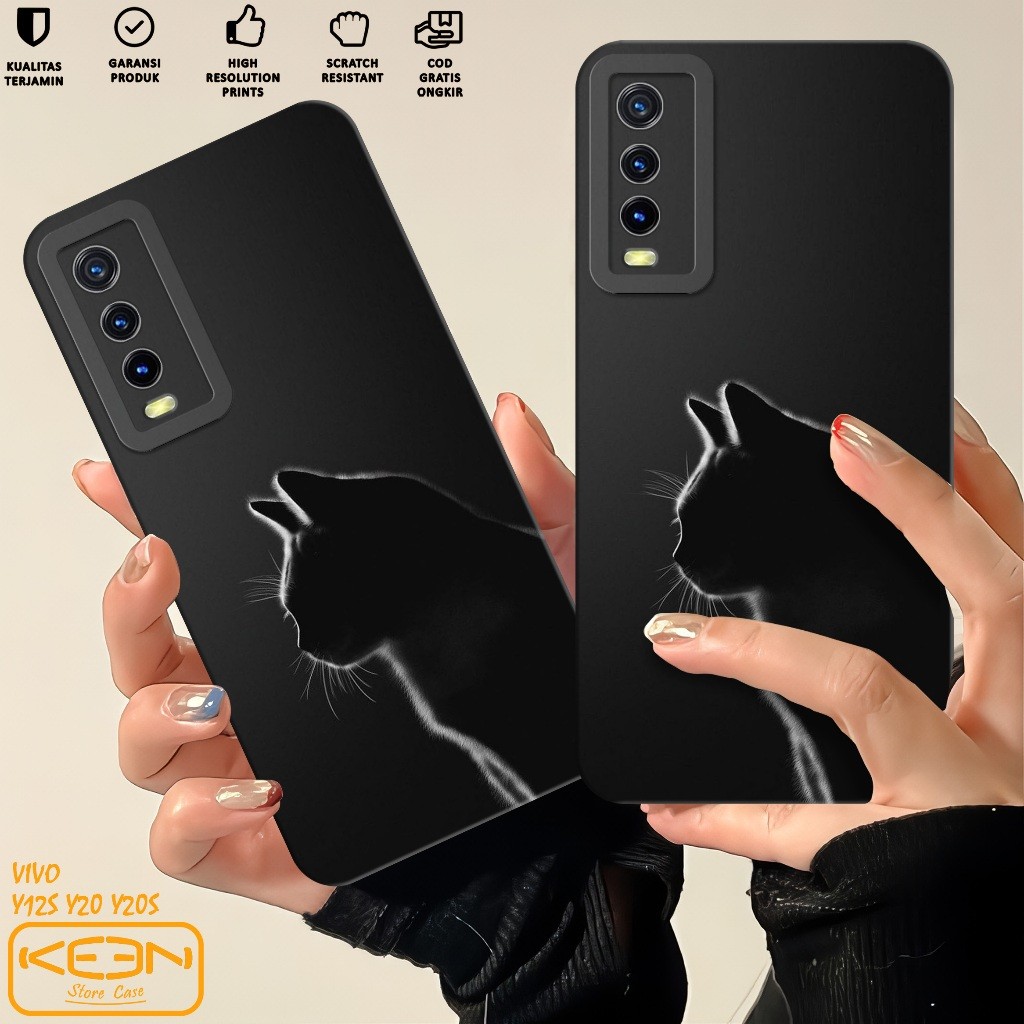 Vivo V2026 V2027 V2029 V2043 Case - Vivo V2026 V2027 V2029 V2043 Cat Motif - Vivo V2026 V2027 V2029 