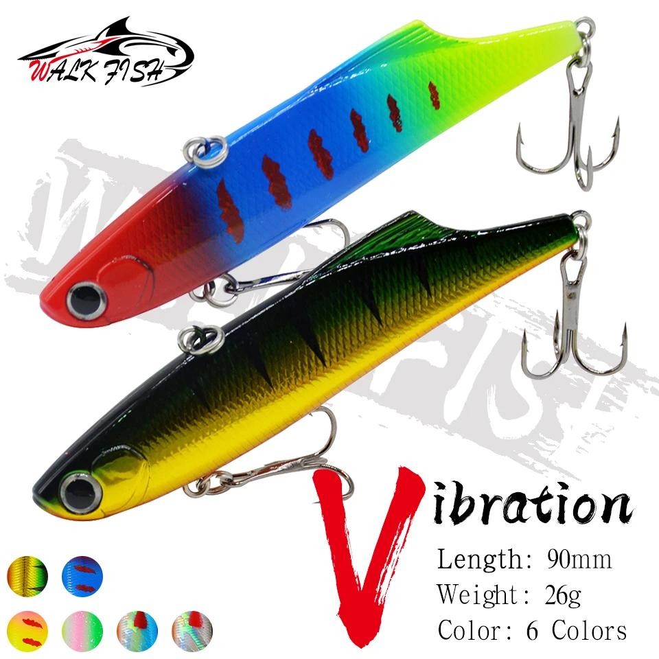 เหยื่อตกปลา crankbait sinking Vib hard ขนาด 9 ซม. น้ำหนัก 26 กรัม เหมาะสำหรับการตกปลาในทุกสภาพอากาศ