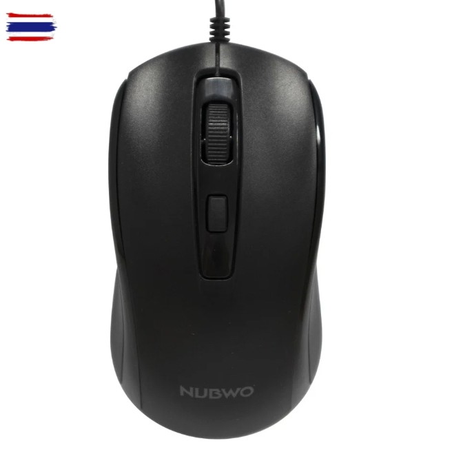 Nubwo NM-157 Optical Mouse Silent Click เม้าส์ทำงาน เม้าส์มีสาย ไร้เสียงคลิ๊ก