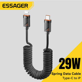 Essager 29W 3A CL ฤดูใบไม้ผลิโหลด Quick Charge Data Transfer Cable