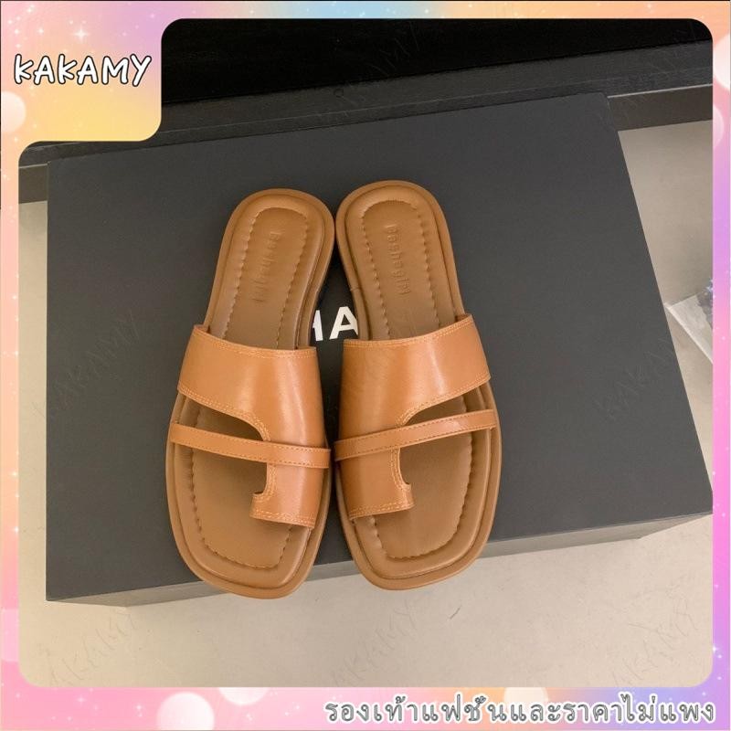 icy สำหรับผู้หญิง รองเท้าแตะผู้หญิง รองเท้าแตะลิ่มหรูหรา รองเท้าแตะกันลื่น เหมาะสำหรับผู้หญิง รองเท้าสไตล์แฟชั่นx114