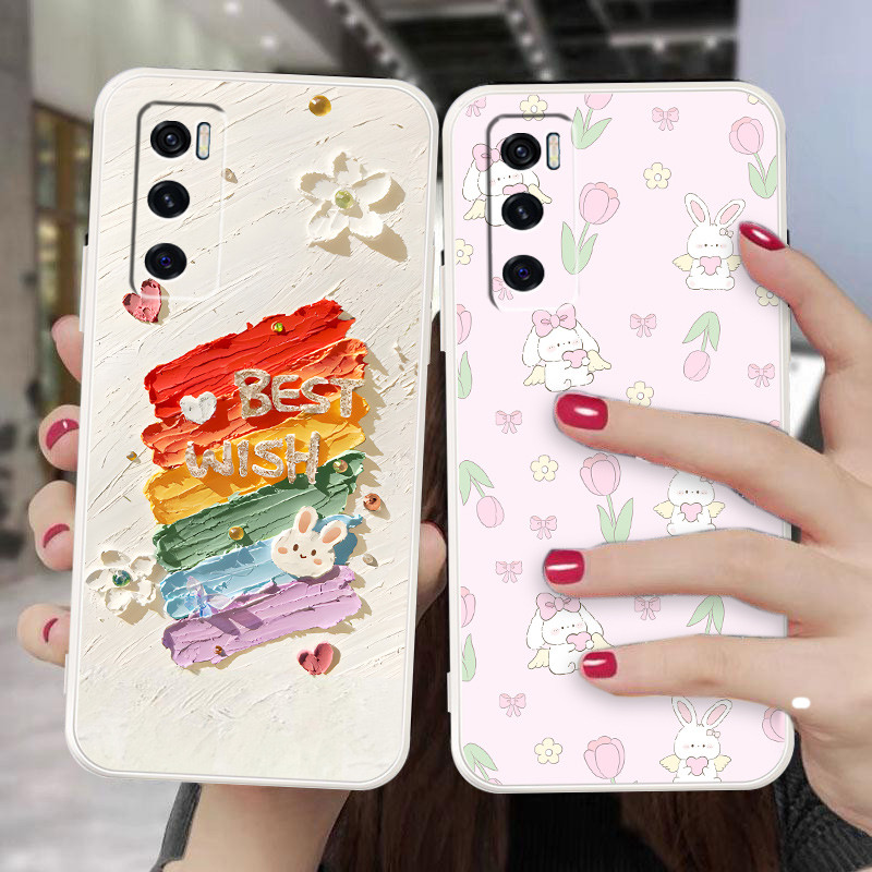 เคสนิ่มสีขาวสําหรับvivo V20 SE v2020 v2022 v2023 AnticrackปลอกคุณภาพสูงTPUฝาครอบป้องกันยางซิลิโคนเคส
