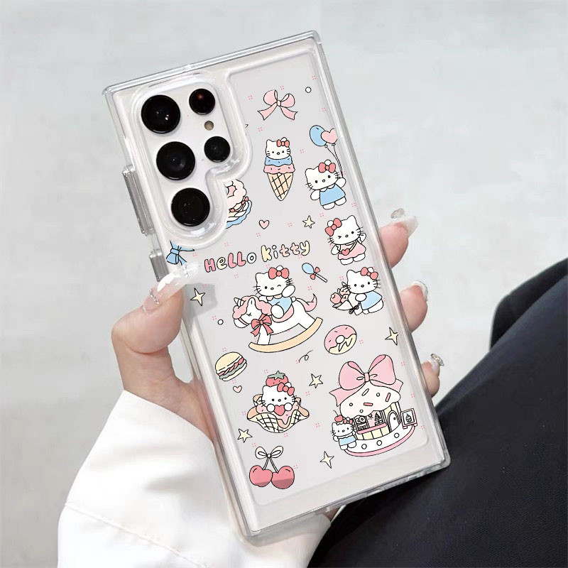 เคสใส ลายการ์ตูน น่ารัก Samsung A07 A17 5G A26 A36 A56 A55 A15 A25 A35 A05 A05S A14 S24 FE S25 ULTRA A06 A16 เคสโทรศัพท์