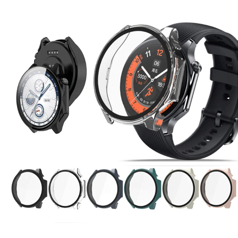 Oppo Watch X2 X Hard PC Bumper Case + ฟิล์มกระจกนิรภัย Hard PC กันชนคลุมทั้งหมดเคสป้องกันหน้าจอสําหร