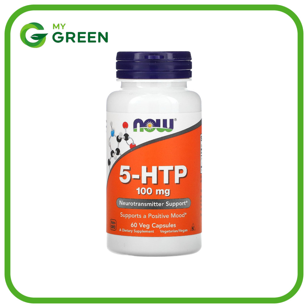NOW Foods 5-HTP 100 mg 60 Veg Capsules