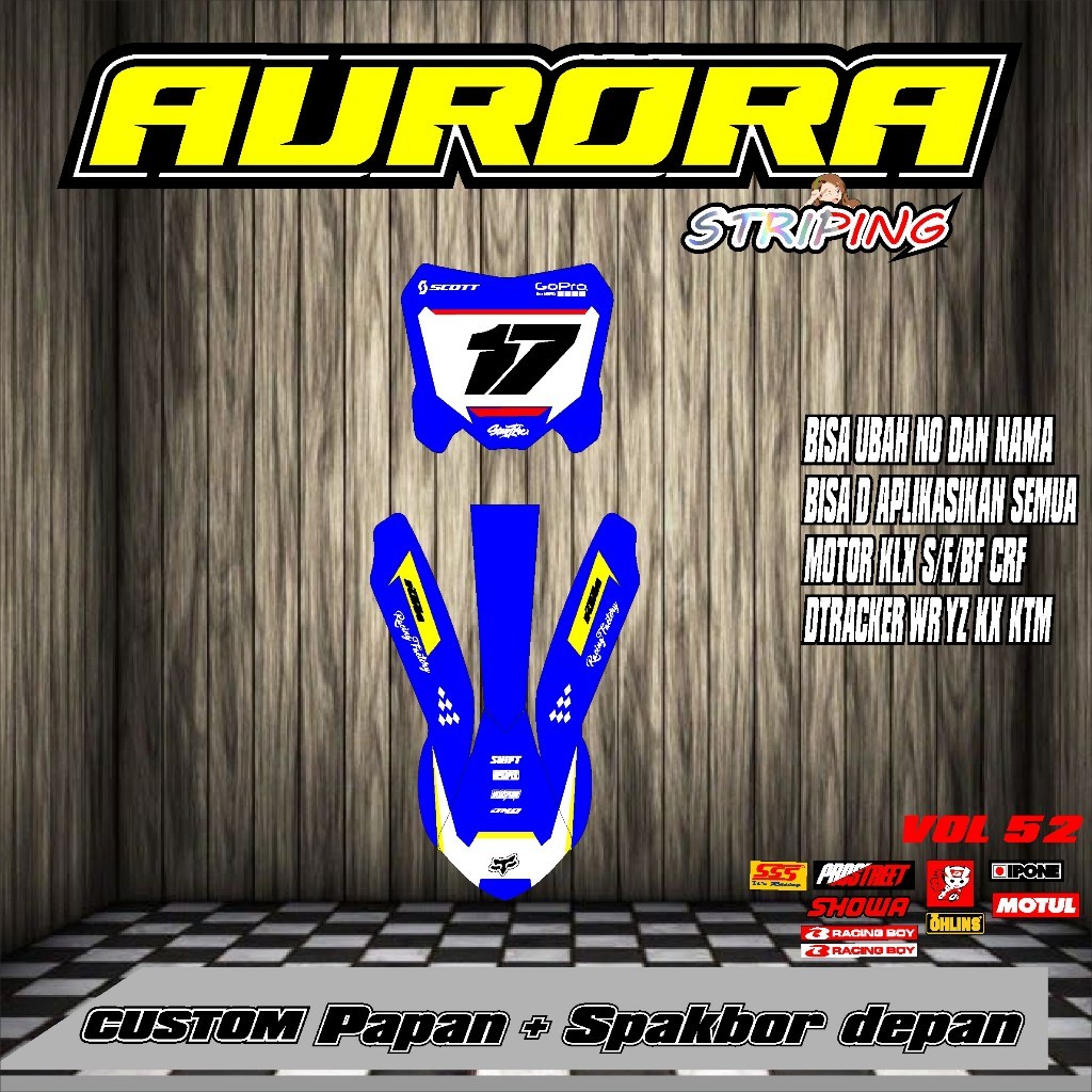 ใหม่ล่าสุด สติ๊กเกอร์ YZ KTM VIAR WR 155 SUPERMOTO RBT ใหม่