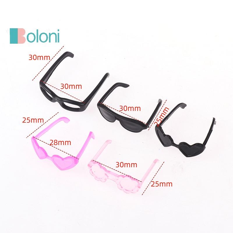 [Boloni] 20 ชิ้นแว่นตาพลาสติกรอบกรอบแว่นตาสําหรับตุ๊กตาสูงเด็กแว่นตาตุ๊กตาอุปกรณ์เสริมใหม่ - รูปที่ 3