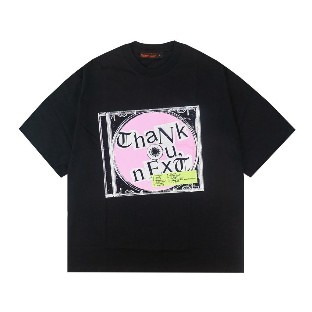 [HOT] เสื้อยืด Ariana Grande Relaxed Fit สีดํา