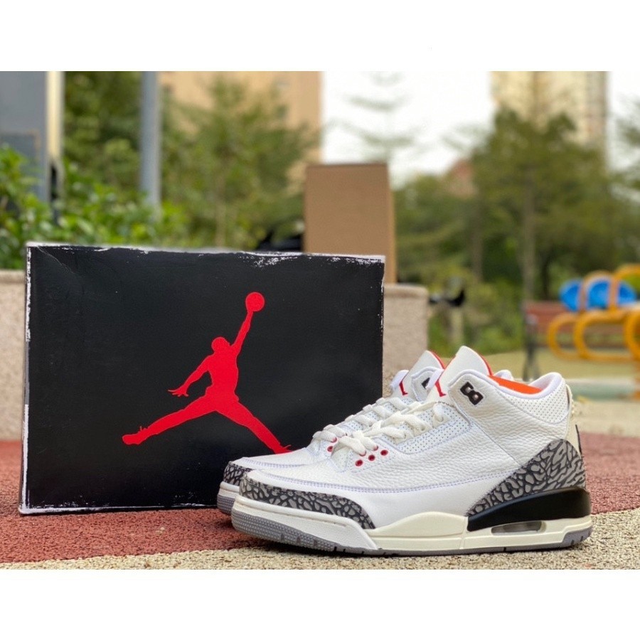 Top Sutra sale Nike Air Jordan 3 Retro "White Cement Reimagined" รองเท้าบาสเก็ตบอล สําหรับผู้ชาย AJ
