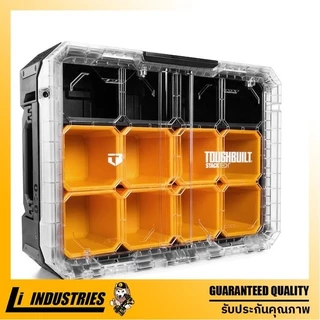 TOUGHBUILT STACKTECH กล่องเครื่องมือช่างขนาด M แบบฝาใส TB-B1-0-30