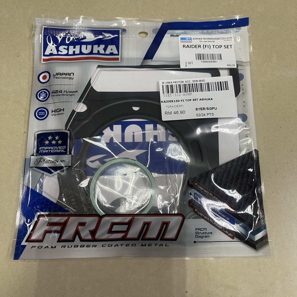 SUZUKI RAIDER 150 FUEL INJECTION RAIDER150 FI RAIDER-150 FI FUEL INJECTION TOP SET GASKET TOP SET
