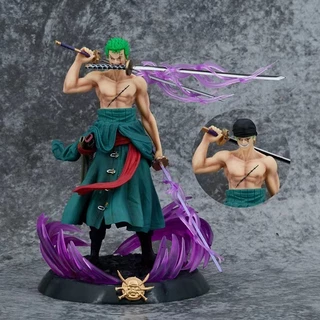 ฟิกเกอร์โมเดล อนิเมะ One Piece Roronoa Zoro ขนาดใหญ่ 20 ซม. ของเล่นสําหรับเด็ก เก็บสะสม ตกแต่งรถยนต์
