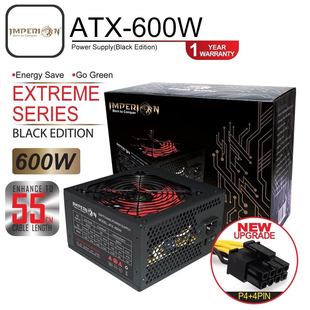 IMPERION 600W Switching Power Supply(ATX-600W)