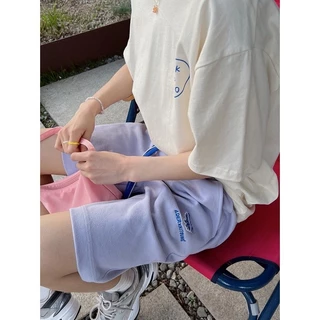 (จัดส่งตลอด 24 ชั่วโมง）Angle Official เสื้อยืดผู้หญิง Oversize เสื้อแขนสั้น สไตล์เกาหลี เที่ยวไทย ซัมเม T101