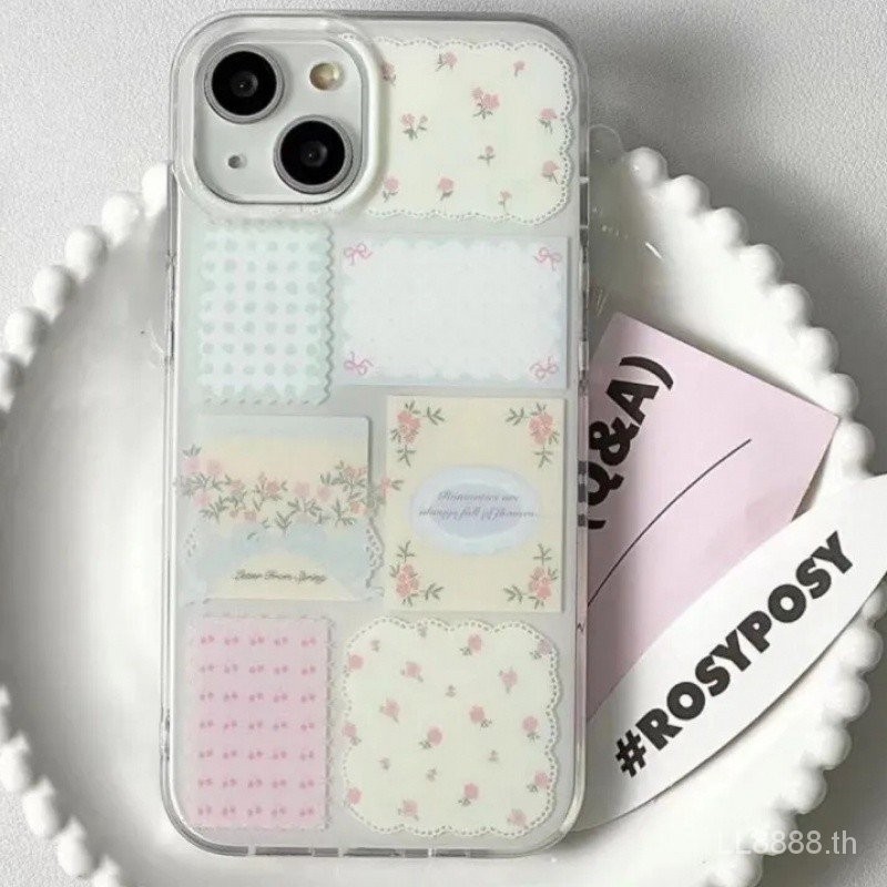 เคสป้องกันโทรศัพท์มือถือ แบบนิ่ม ลายดอกไม้ กันกระแทก สําหรับ iPhone 14 13promax 12 11pro xr xsmax 7 8plus 3FZE