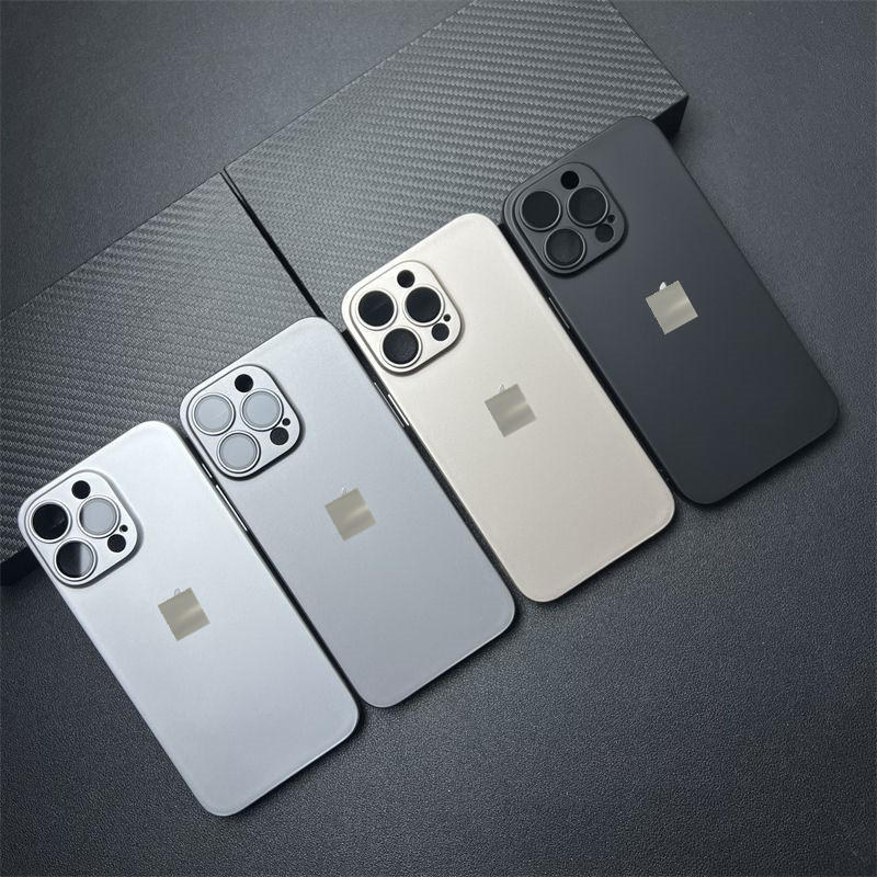 เคสโทรศัพท์มือถือแบบแข็ง บางมาก เรียบง่าย สําหรับ Apple 15ProMax 14Por 13 12ProMax
