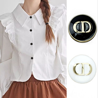 Bfxdg กระดุมโลหะ ทรงกลม กันลม เรียบง่าย อุปกรณ์เสริม สําหรับ…