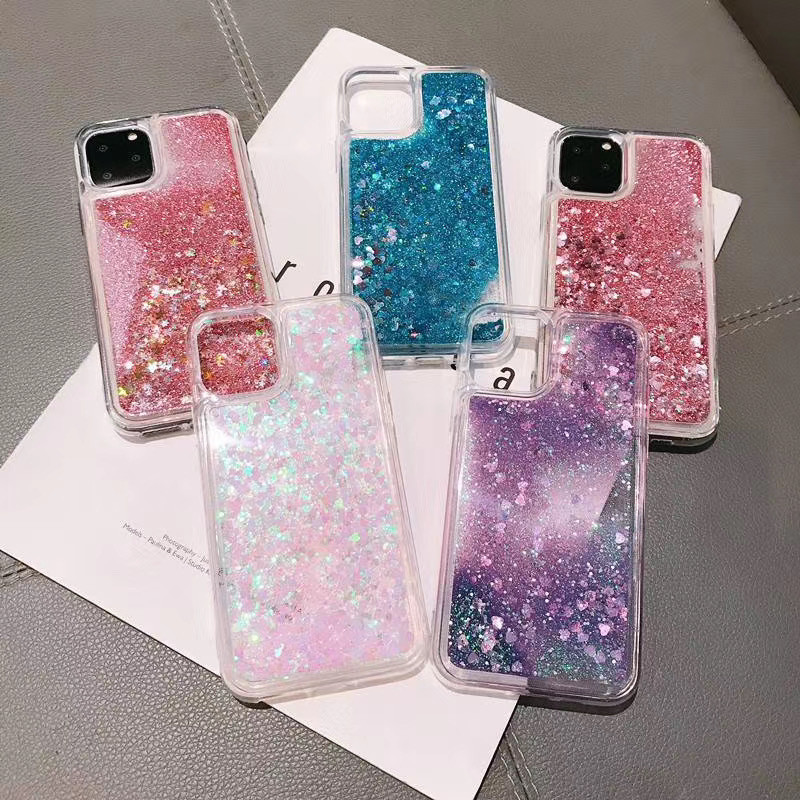 เคสโทรศัพท์มือถือ ซิลิโคนนุ่ม มีทรายไหล แต่งกลิตเตอร์น้ํา สําหรับ Samsung Galaxy A05 A15 A25 A35 A55 A14 A24 A34 A54 A04 A04s A12 A72 A32 A52 S21 Plus S21 Ultra