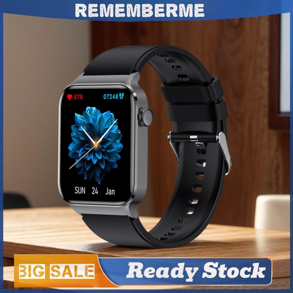 【REM】นาฬิกาข้อมือสมาร์ทวอทช์ เชื่อมต่อบลูทูธ กันน้ํา สําหรับ iP Samsung