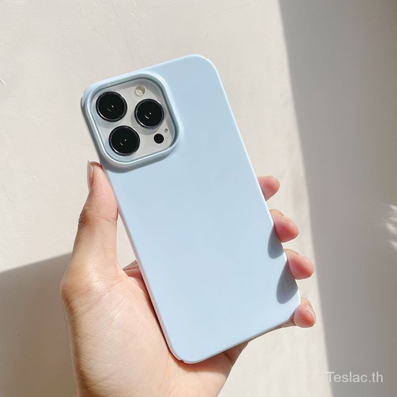 เคสโทรศัพท์มือถือแบบแข็ง ลายไอศกรีม สีฟ้า สําหรับ Iphone 14 13pro 12promax XXP7 - รูปที่ 4