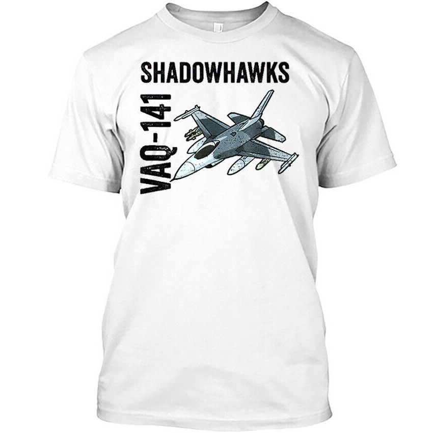 Vaq-141 Shadowhawks Ea-18G Growler เสื้อยืดแฟชั่นผู้ชาย