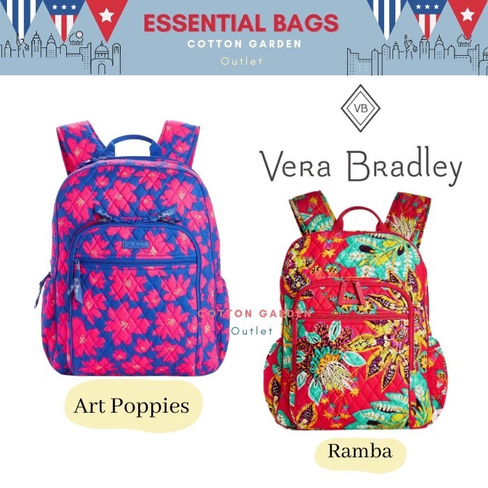 กระเป๋าเป้จุของ กระเป๋าเป้ วีรา แบรดเลย์ (Vera Bradley) ตอบโจทย์การใช้งานที่หลากหลายมีช่องจัดระเบียบเยอะมากคุณภาพเยี่ยม