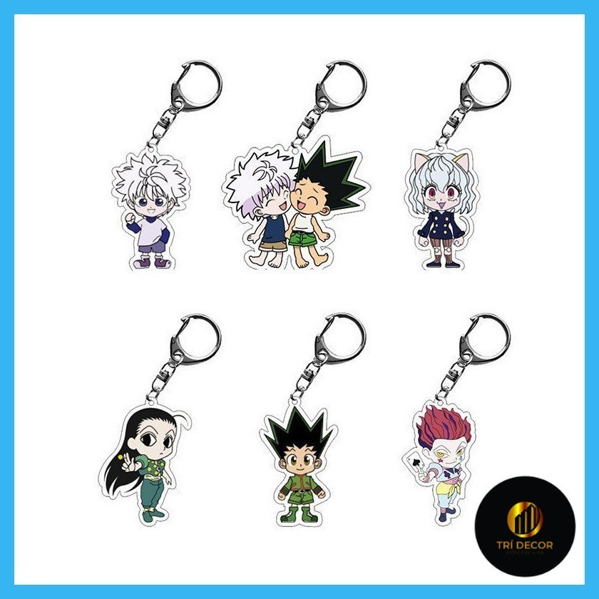 พวงกุญแจอะคริลิค HUNTER x HUNTER GON · FREECSS Killua Zoldyck Kurapika Hisoka Anime สินค้าพวงกุญแจอะคริลิค