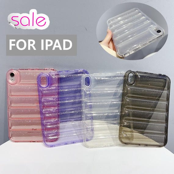 เคส TPU นิ่ม แบบใส ทนทาน สําหรับ iPad Mini 4 5 6 Air 3 Pro 9.7 นิ้ว 10.2 นิ้ว 10.5 นิ้ว 10.9 นิ้ว 11 นิ้ว 12.9 นิ้ว 5th 6th 7th 8th 9th 10th 2017 18 19 2020 21 22 ฝาหลัง