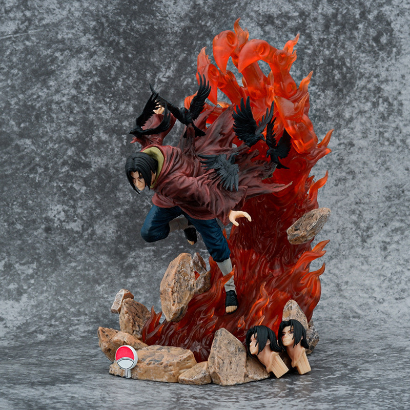 Naruto Itachi Uchiha Kaitian SkunkgkHand-Made Exquisite Trendy Anime Peripheral Statue Model Decoration Gift
