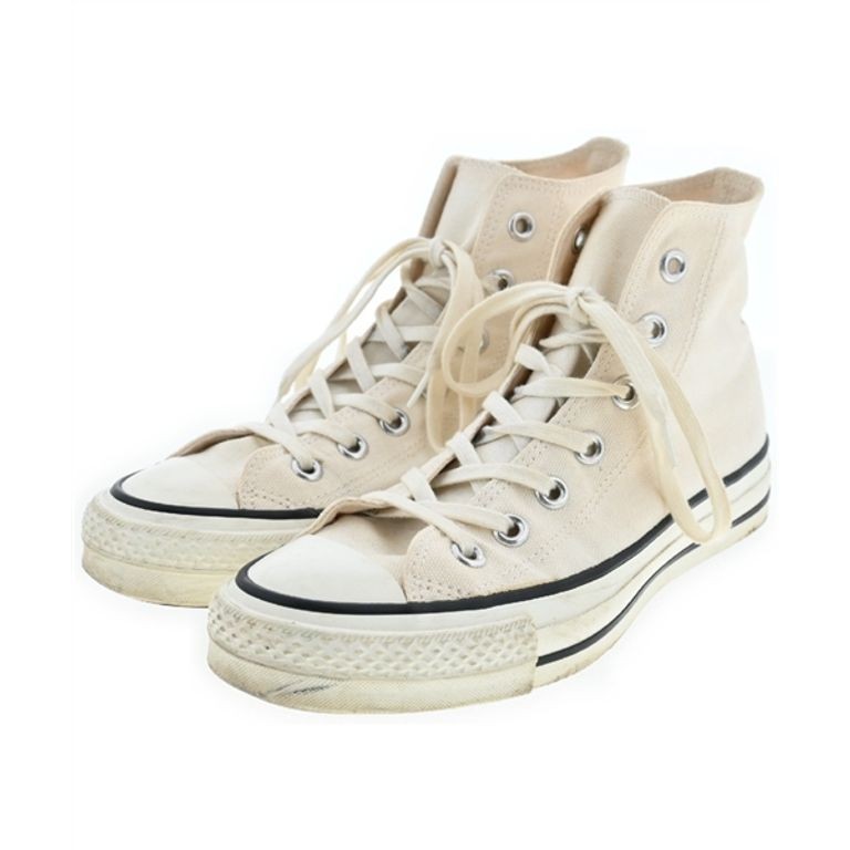 Converse Co n M O On R รองเท้าผ้าใบ สีงาช้าง มือสอง สําหรับผู้หญิง 23.0 ซม. ส่งตรงจากญี่ปุ่น
