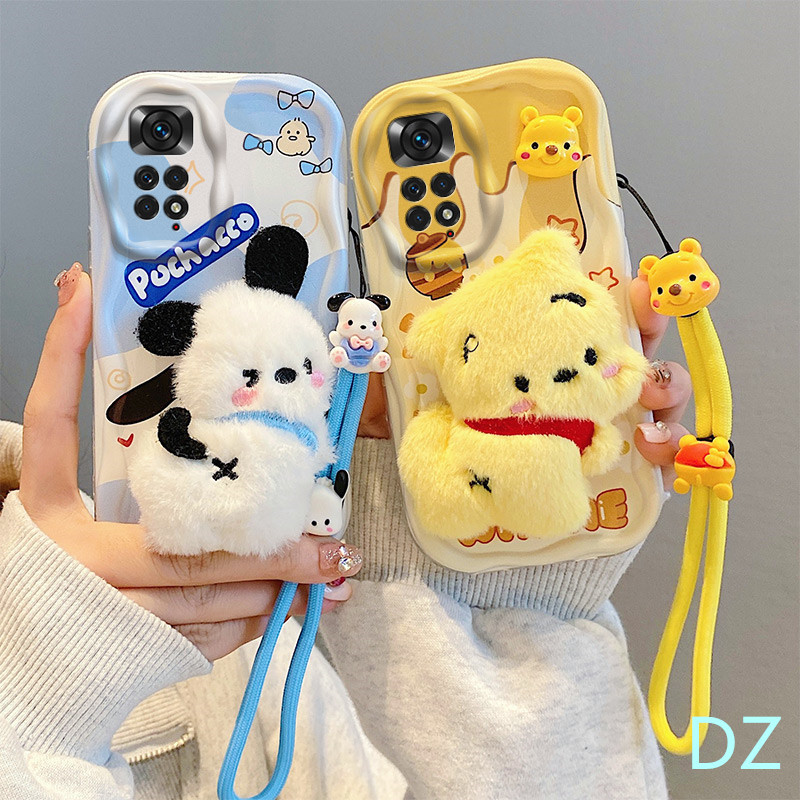 เคส Redmi NOTE 11 NOTE 11S กรณีโทรศัพท์มือถือ ตุ๊กตาน่ารัก สร้อยข้อมือ TYMR