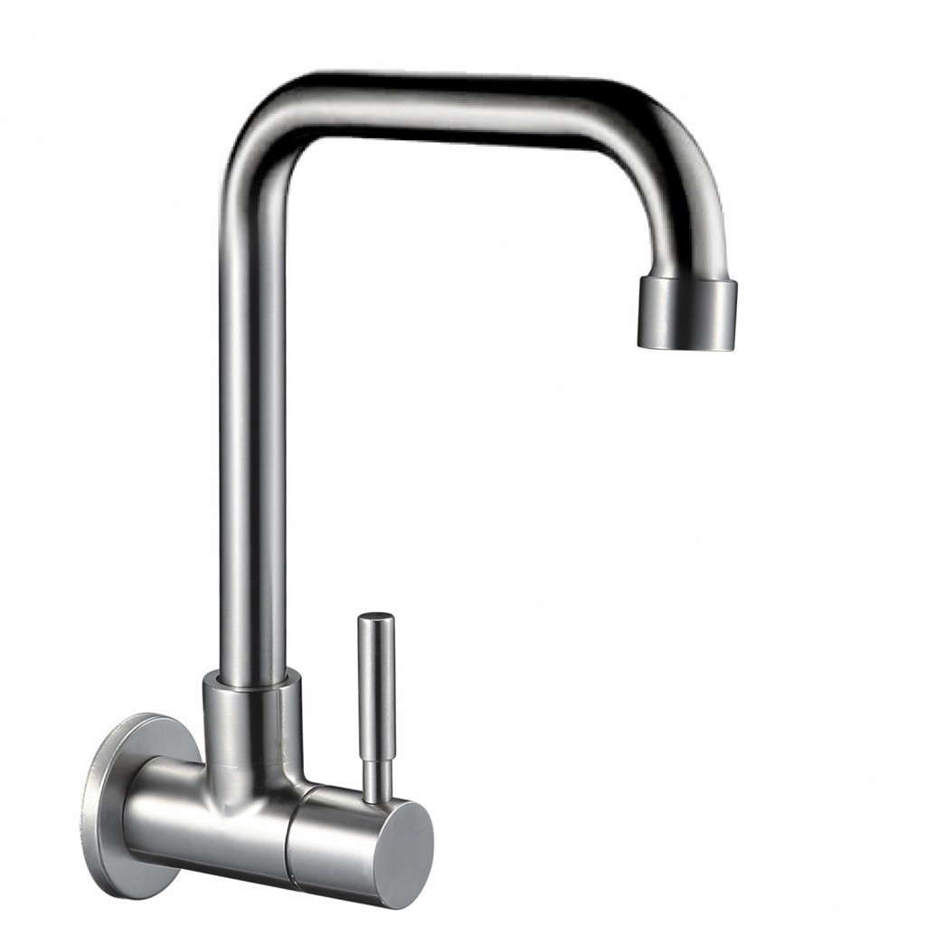 LOCAL789 ICON ก๊อกซิงค์ติดผนังสแตนเลส งวง L รุ่น ZS12(L)-ICON-PK ร้านอยู่ในไทย