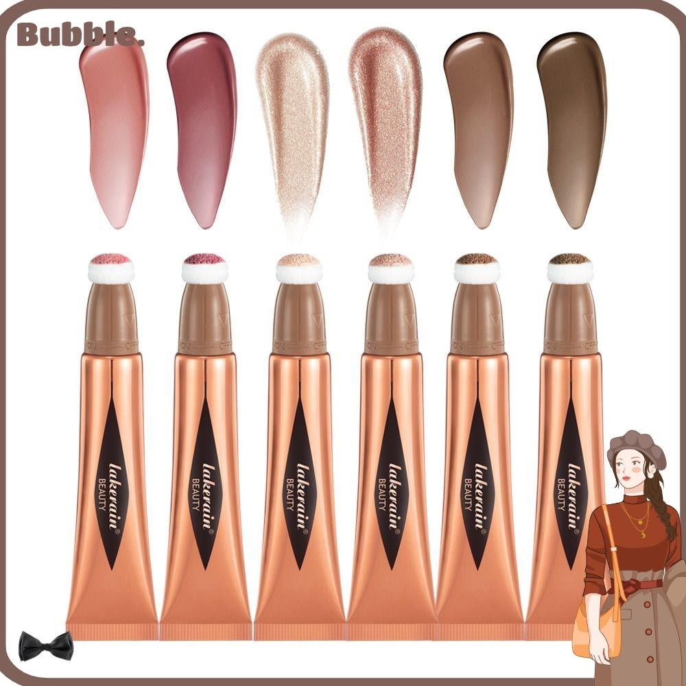 Bubble บลัชออน คอนทัวร์ เนื้อลิขวิด พร้อมคุชชั่น ไฮไลท์ปัดแก้ม