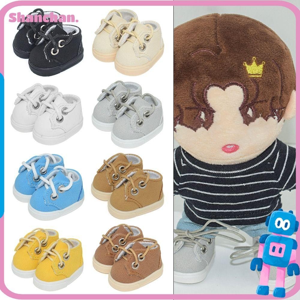 Shanchan รองเท้าตุ๊กตา ผ้าฝ้าย 1/6 Bjd 15 ซม. อุปกรณ์เสริม สําหรับตุ๊กตา