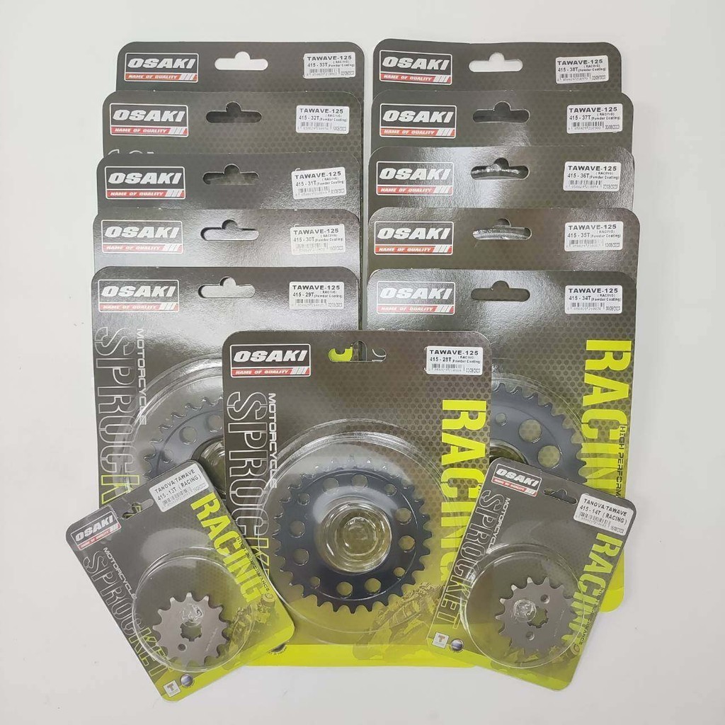 OSAKI Racing Series (415) สเตอร์หน้า-หลัง WAVE110i,WAVE125,WAVE100-S,DREAM Sup (ไฟเหลี่ยม),MSX,DAX,M