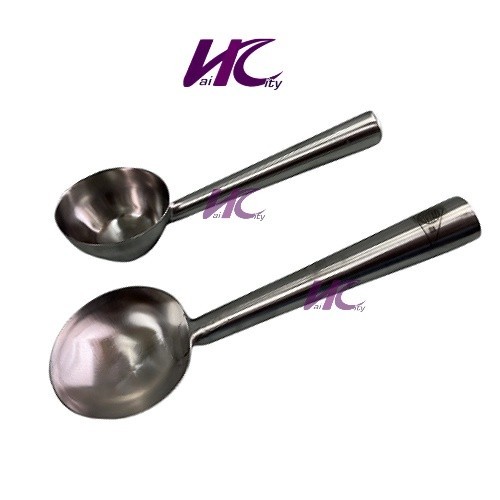 (HC) ทัพพีตักข้าวทรงกลม ทัพพีซุปสแตนเลส / ทัพพีข้าว /สแตนเลสส่งก Nasi / Senduk Kuah
