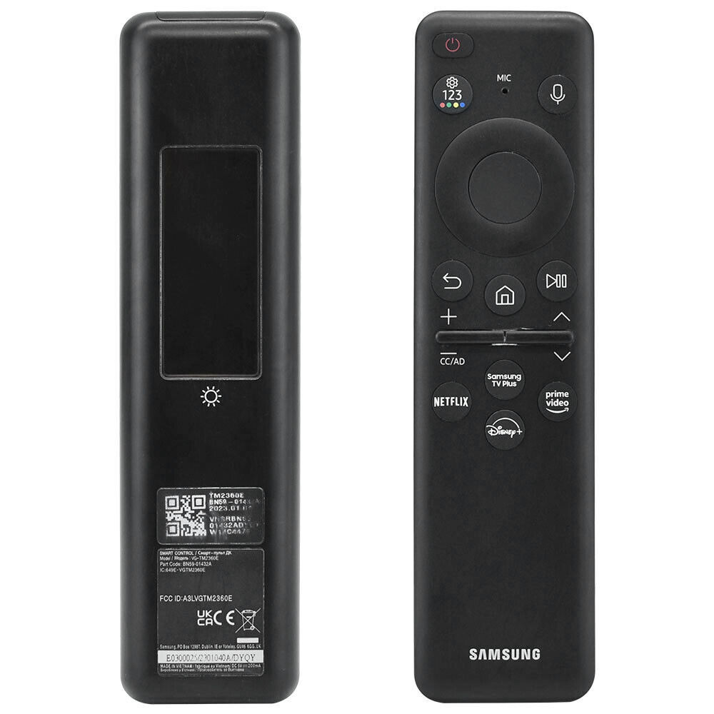 ใหม่ BN5901432A TM2360E Solar Cell Voice Remote สําหรับ 2023 Samsung TV Q70C QN800C