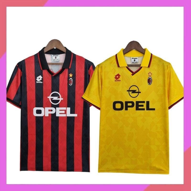 1995-1996 AC Milan Away Home third vintage jersey 95-96 Baggio 18