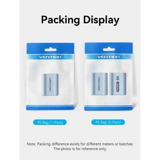 Vention อะแดปเตอร์ต่อขยาย HDMI 8K ตัวเมีย เป็นตัวเมีย 8K60Hz HDMI 2.1 สําหรับ PS4 HDTV Roku TV Stick PC