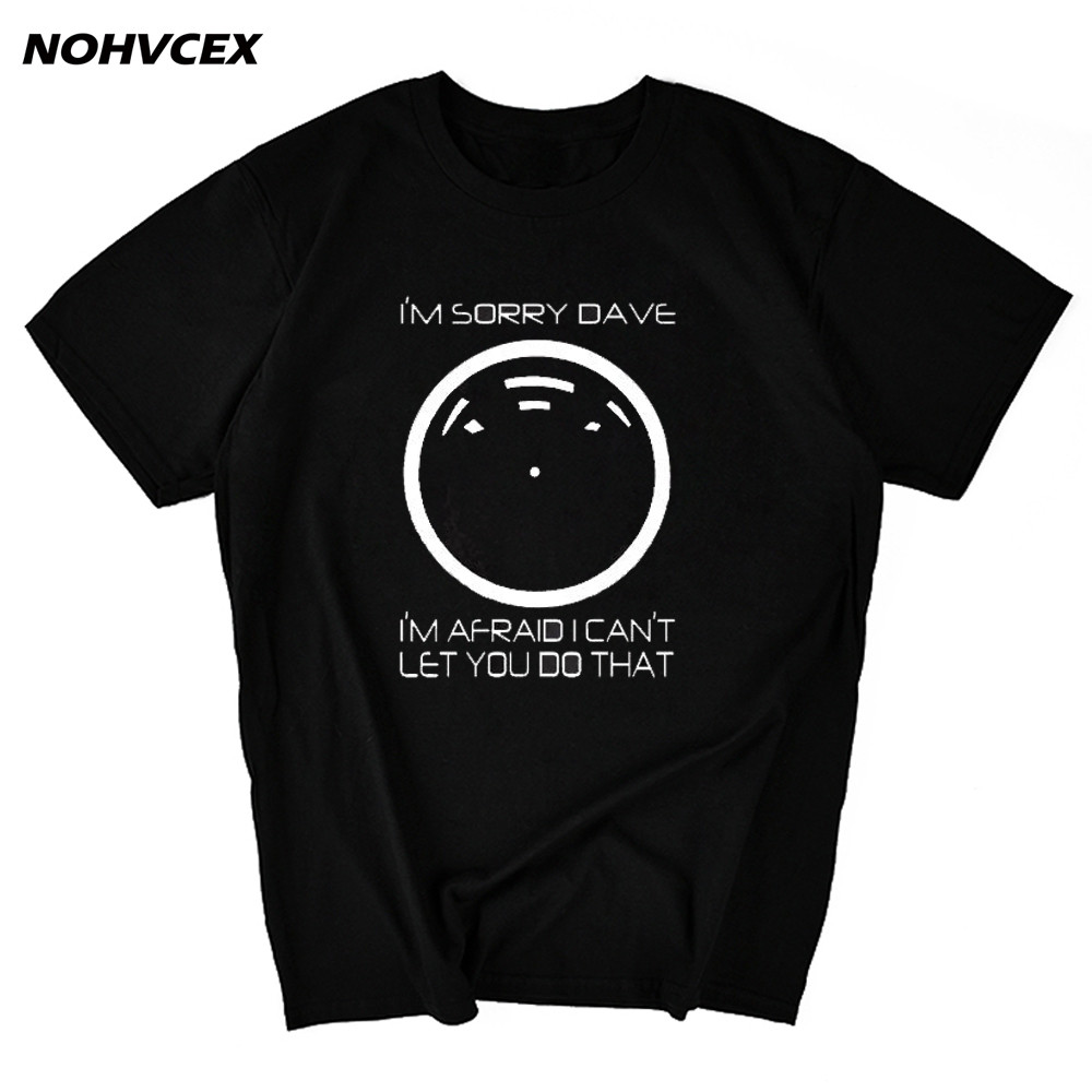 2001: A Space Odyssey Movie Poster T Shirt Natural 100% Cotton Unisex Tops Tee