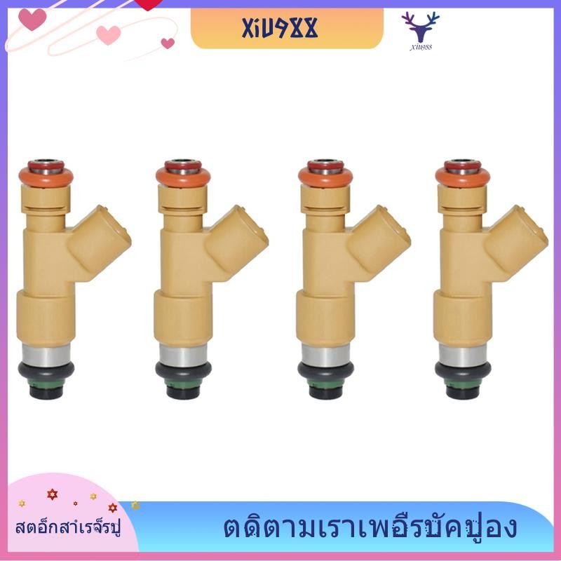 [xiu988.th] 4pcs 6R83-AB 6R83AB หัวฉีดน้ํามันเชื้อเพลิงหัวฉีดสําหรับ Jaguar XF XJ8 XK Vanden Plas S-